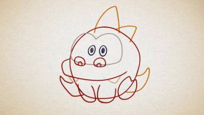 How To Draw Dragon From Cut The Rope Magic