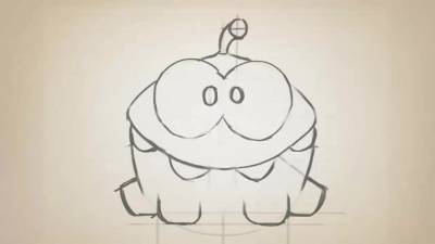 How to Draw Om Nom from Cut the Rope