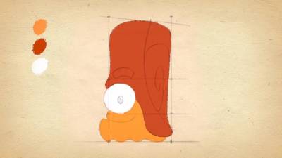 How to Draw Snailbrow from Cut the Rope 2